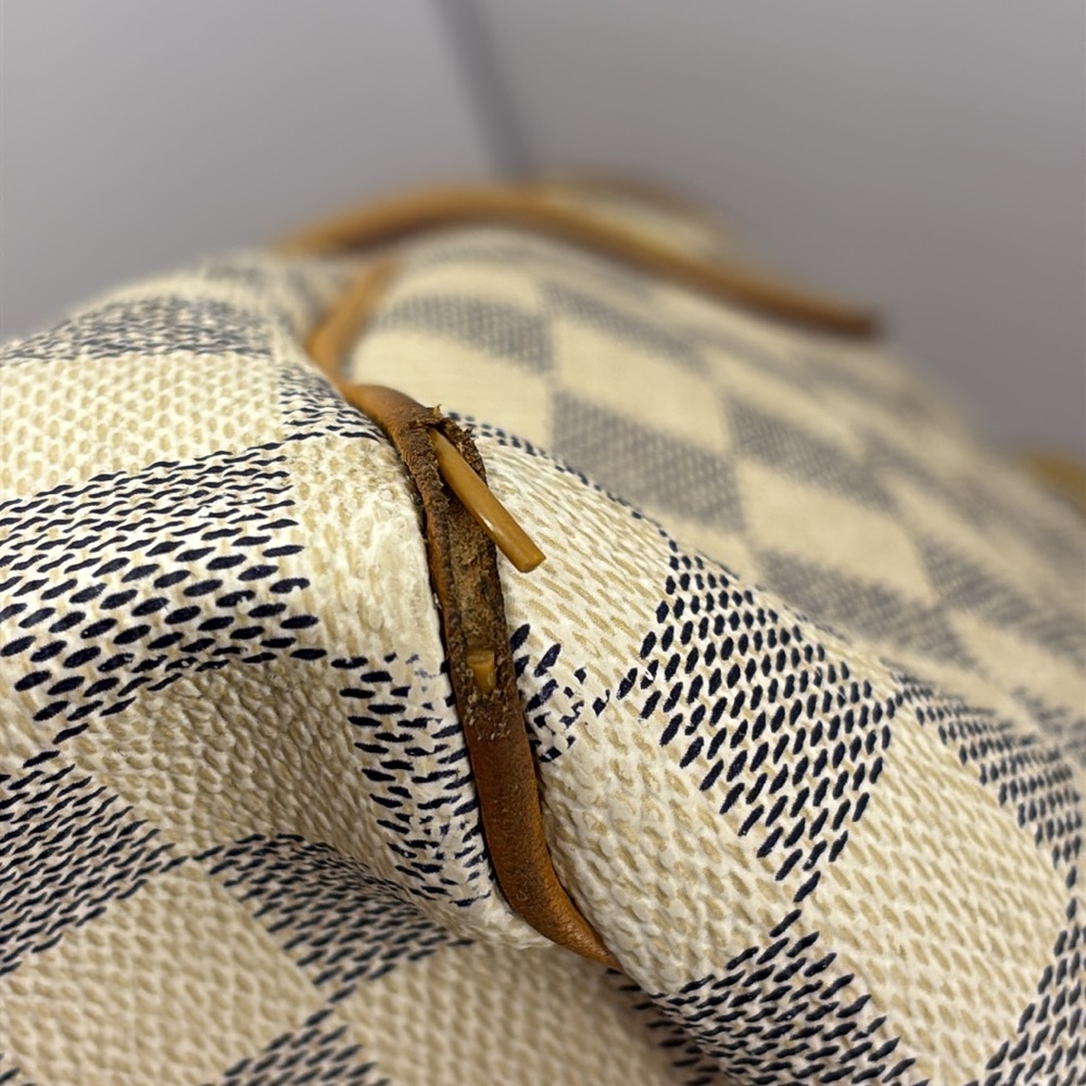 Louis Vuitton Shoulder Bag Batingnolles Horizontal Damier Azur Read Description - Picture 15 of 17